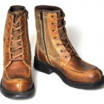 $350 NEW Diesel AGAPE Ginger Brown Leather & Suede Ankle Boots Men 7