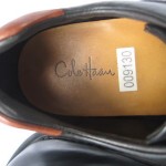 COLE HAAN BLACK LEATHER SPLIT TOE OXFORDS SIZE 10 MEDIUM