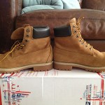 Timberland Construction Boot, Mens Size 7M, 6 Inch WaterProof, Color Rust Nubuck