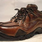 MENS 10 1/2 M TIMBERLAND LEATHER GORE-TEX CASUAL TRAIL HIKING ANKLE LACER BOOTS