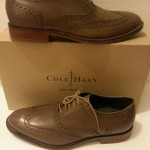 NEW with Box! Cole Haan Brown Wing Tip Oxfords Shoes – Size 10.5