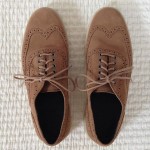Cole Haan Mens Tan Suede Bergen Size 10.5 Casual Oxford Lunargrand Worn Once EUC