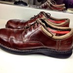 Clarks Brown Oxford leather Lace Up Shoe Mens Size**11 1/2 M