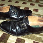 Cole Haan Leather Buckle Loafer Black Shoes Sz 12 Mens