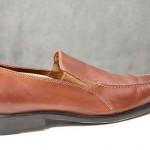 COLE HAAN LOAFER Slip-On Casual Dress Shoe 11 M Brown Leather APRON TOE C06402