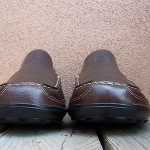 Cole Haan Mens Casual Dress Shoes Size 11.5M Brown Leather Slip On Driver Loafer