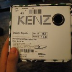 Authentic New Kenzo Tiger Tigerfever Flying Slip On Print Vans Sneakers US 8.5