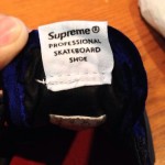 Supreme X Vans Blue Velvet Era Size 8.0 F/W 2013