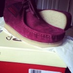 Supreme Clarks Wallabee Sz 9 Burgundy