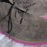Cole Haan Lunargrand Chukka Grey Suede/Pink Sole C11186 Size 9M $248+ Retail