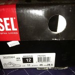 DIESEL Proton Athletic Shoes Mens US Size 12 M Nice Condition Indigo/Tusk