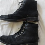 Cole Haan Men’s Fashion Boot, Black NuBuck, Size 10.5