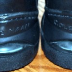 10.5 M Cole Haan NIKE AIR Black Leather MENS DRESS LOAFERS slip on shoes
