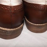 NIB MR. WOLF Canvas / Leather Wing Tip Shoes 10 – 10.5 (It. 43)  Cole Haan