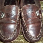 Cole Haan Brown Leather Buckle Loafer Shoes Sz 12 Mens Genuine Handsewn