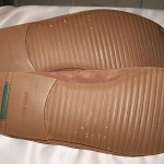 Cole Haan Mens 12 M Premium Two Tone Brown Leather Loafer w/ Scallops