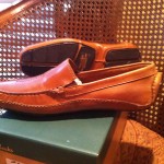 clarks shoes brown slip on 9 M