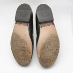 Mens shoes COLE HAAN black leather slip on tassel loafers sz 9.5 D