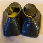 COLE HAAN Black Mens 9.5 Driving Mocs Shoes Slip on Moccasins SHOES EXCELLENT