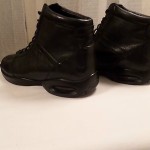 COLE HAAN CITY NIKE AIR MEN BLACK LEATHER ANKLE BOOTS SNEAKER SHOES SZ 9 M