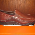 Mens Dark Brown Leather Slip On Loafer Shoes By Nike Air Cole Haan In Size 8.5