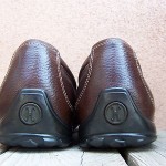 Cole Haan Mens Casual Dress Shoes Size 11.5M Brown Leather Slip On Driver Loafer