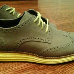 Cole Haan LunarGrand wingtip charcoal gray size 10 mens