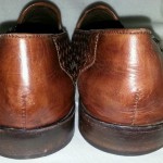 Bragano By Cole Haan Mens Cognac Colored Woven Italian Leather Loafers, Size 10M