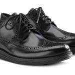 Cole Haan Nike LunarGrand Long Wingtip Black/Black sz 8 BNIB Limited