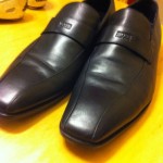 Mens Hugo Boss size 11 dress loafers