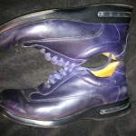MENS COLE HAAN NIKE AIR LEATHER SHOES BLUE OXFORD SPORT SIZE 12