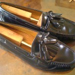 “VINTAGE” GORGEOUS ‘BLACK” COLE HAAN “TASSEL FRINGE” LOAFERS SZ10(D) SHARP