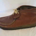 CLARKS Originals Wallabee Brown Leather Boots Shoes Mens 8