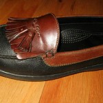 Cole Haan Country Men’s BLACK & BROWN Tassel Moccasin Loafer Shoes Size 11.5M