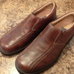 CLARKS  Leather  Moccasin Shoes Color: Brown  Size: Men’s 10w