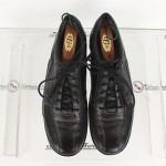 Mens Cole Haan Stylish Black Leather Fashion Sneakers Shoes Sz. 9.5 M