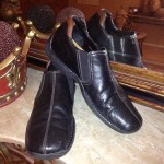 SHARP MENS COLE HAAN BLACK LEATHER CASUAL SPORT LOAFER/DRIVING MOCASSIN 10.5M