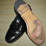 COLE HAAN City LOAFERS Shoes Size 11 1/2 Leather BLACK Penny 11.5