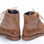 COLE HAAN HARRISON C10965 NIKE AIR 10 brown leather ANKLE BOOT WINGTIP shoe