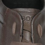 $330 Hugo Boss Black Label Leather Sneakers Brown Mens Shoes 10 43 Walking 9.5