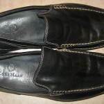 Mens Cole Haan Nike Air Black Leather Classic Loafers sz 11 M