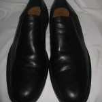 COLE HAAN Men’s Black slip on leather loafers 16 M