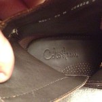 Mens Cole Haan Nike Air Brown Snake-Stamped Leather Ankle Boots Size 8 1/2