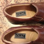 CLARKS  Leather  Moccasin Shoes Color: Brown  Size: Men’s 10w