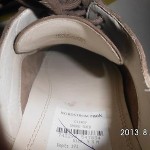 MENS SHOES COLE HAAN GRAY LEATHER YELLOW WINGTIP NIKE AIR JASPER SIZE 9 1/2 D