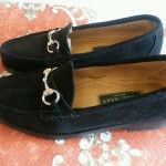 Cole Haan Men”s Black Suede Size 8.5 Casual Slip on Loafers