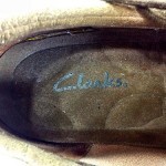 Clarks Brown Oxford leather Lace Up Shoe Mens Size**11 1/2 M