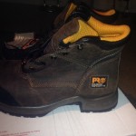 NEW 95554 Timberland PRO Men’s Safety Boots Brown Size 7.5 medium