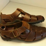 COLE HAAN COUNTRY * 9 M * FISHERMAN Brown Vibram Leather Sandals Shoes