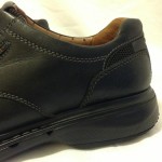 Clarks Structured Lace Up Oxford Shoes Black Mens 11 M *Excellent